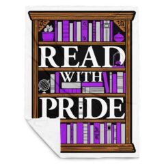 Read With Pride Throw Blanket (Ace/Asexual)