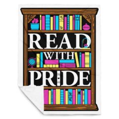Read With Pride Throw Blanket (Pansexual)