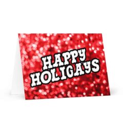 Happy Holigay Lights Greeting Card