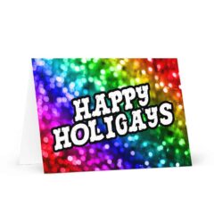 Happy Holigay Lights Greeting Card