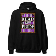 Read With Pride Pullover Hoodie (Ace/Asexual)