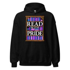 Read With Pride Pullover Hoodie (Genderfluid)