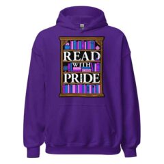 Read With Pride Pullover Hoodie (Genderfluid)