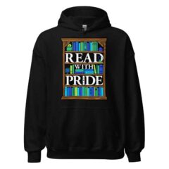 Read With Pride Pullover Hoodie (Gay/MLM/Achillean)