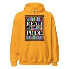 Read With Pride Pullover Hoodie (Pansexual)