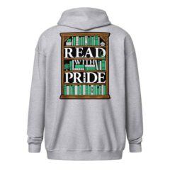 Read With Pride Zip Hoodie (Agender)