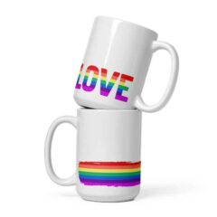 Rainbow LOVE Mug