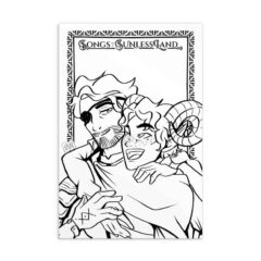 Sebastian & Ryndalon The Next Adventure Coloring Postcards (Fae)