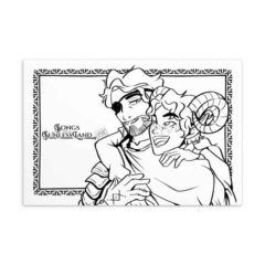 Sebastian & Ryndalon The Next Adventure Coloring Postcards (Fae)