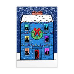 Home for the Holigays Postcard (Vertical)