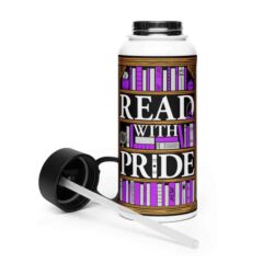 Read With Pride 32oz Steel Waterbottle (Ace/Asexual)