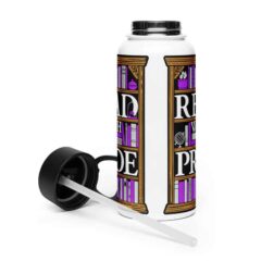Read With Pride 32oz Steel Waterbottle (Ace/Asexual)