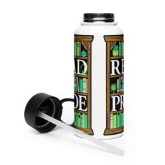 Read With Pride 32oz Steel Waterbottle (Aromantic)