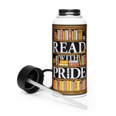 Read With Pride 32oz Steel Waterbottle (Bear)