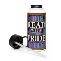 Read With Pride 32oz Steel Waterbottle (Genderqueer)