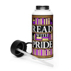 Read With Pride 32oz Steel Waterbottle (Non-Binary)