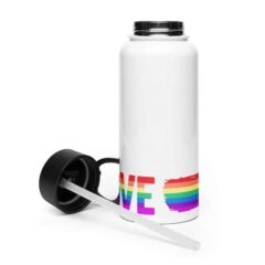 Rainbow LOVE 32oz Steel Waterbottle